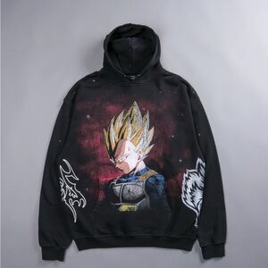 Darc Sport x Dragon Ball Z Vegeta Hoodie Size Large Brand New Sold Out!